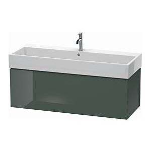 Duravit L-Cube Waschtisch-Unterschrank LC617903838 118,4x 45,9 cm, dolomiti grey hochglanz, 1 Auszug, wandhängend