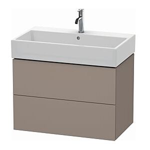 Duravit L-Cube Waschtisch-Unterschrank LC627704343 78,4x 45,9 cm, basalt matt, 2 Schubkästen, wandhängend