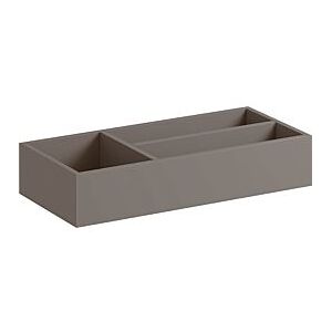 Geberit Xeno² Schubladeneinsatz 500525001 32,3x6,2x15,0cm, T-Teilung, Melamin Holzstruktur/sculturagrau