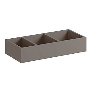 Geberit Xeno² Schubladeneinsatz 500526001 32,3x6,2x15,0cm, H-Teilung, Melamin Holzstruktur/sculturagrau