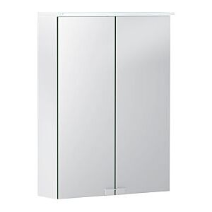 Geberit Option Basic Spiegelschrank 500257001 500x675x140mm, mit Beleuchtung, zwei Türen