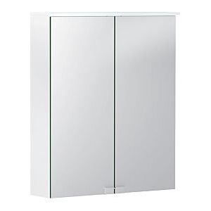 Geberit Option Basic Spiegelschrank 500258001 550x675x140mm, mit Beleuchtung, zwei Türen