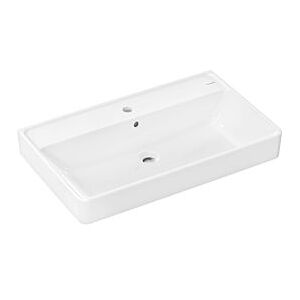 Hansgrohe Xanuia Q Waschtisch 60250450 800x480mm, mit Hahnloch/Überlauf, geschliffen, weiß