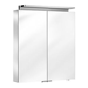 Keuco Royal L1 Spiegelschrank 13602171301 silber-gebeizt- eloxiert, 650x742x150mm