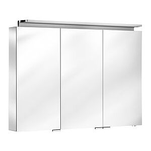 Keuco Royal L1 Spiegelschrank 13604171301 silber-gebeizt-eloxiert, 1000x742x150mm