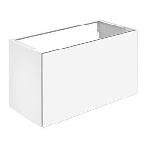 Keuco X-Line Waschtisch-Unterschrank 33172290000 Dekor inox seidenmatt, Glas inox satiniert, 100x60,5x49cm