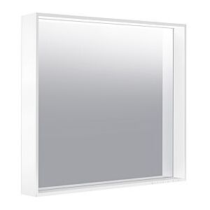 Keuco X-Line Lichtspiegel 33298302500, Weiß, 800x700x105mm, LED-Beleuchtung und Spiegelheizung