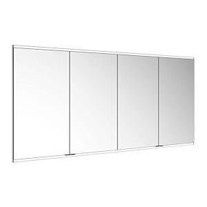 Keuco Royal Modular 2.0 Spiegelschrank 800420211100500 2100 x 900 x 160 mm, 2 Steckdosen, 2 Doppel-USB-Ladestellen, Wandeinbau, 4-türig