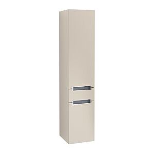 Villeroy und Boch Subway 2.0 Hochschrank A70710VK 35 x 165 x 37 cm, links, Griff chrom, soft grey