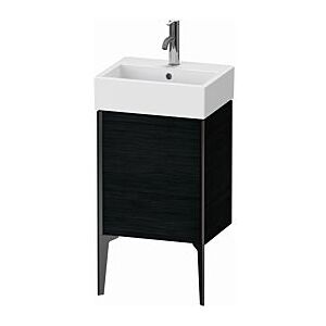 Duravit XViu Waschtisch-Unterschrank XV4531RB216 43,4x33,4x49,3cm, schwarz matt, rechts, Eiche schwarz