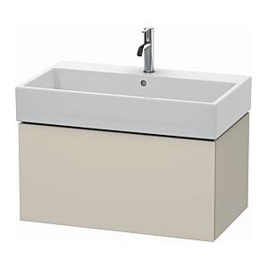 Duravit L-Cube Waschtisch-Unterschrank LC617709090 78,4x 45,9 cm, flannel grey seidenmatt, 1 Auszug, wandhängend