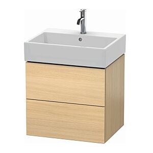 Duravit L-Cube Waschtisch-Unterschrank LC627507171 58,4x 45,9 cm, mediterane eiche, 2 Schubkästen, wandhängend