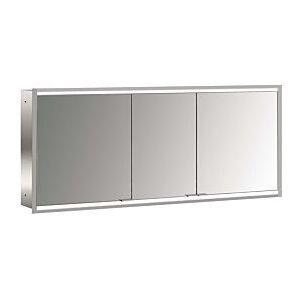 Emco prime Unterputz-Lichtspiegelschrank 949706358 1600x730mm, 3-türig, aluminium/weiss