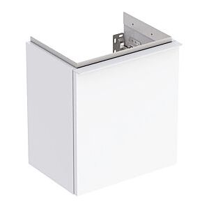 Geberit iCon Handwaschbecken-Unterschrank 502300011 37x41,5x27,9cm, 1 Tür, Anschlag rechts, weiß hochglänzend, Griff weiß matt