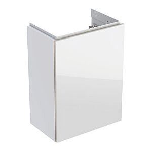 Geberit Acanto Waschtischunterschrank 500607012 39,6x53,4x24,6 cm, Glas weiß - weiß hochglanz