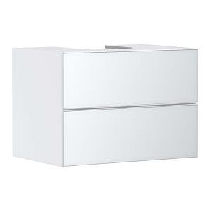 Hansgrohe Xevolos E Waschtischunterschrank 54187320 780x555x550mm, 2 Schubladen, mattweiß, weiß metallic