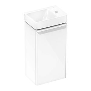 Hansgrohe Xelu Q Waschtischunterschrank 54011700 340x605x245mm, für Handwaschbecken, links, weiß hochglanz, mattweiß