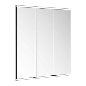 Keuco Royal Modular 2.0 Spiegelschrank 800310091100300 900 x 900 x 160 mm, 1 Steckdose, 1 Doppel-USB-Ladestelle, Wandeinbau, 3-türig