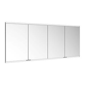 Keuco Royal Modular 2.0 Spiegelschrank 800420190100500 1900 x 700 x 160 mm, 2 Steckdosen, 2 Doppel-USB-Ladestellen, Wandeinbau, 4-türig