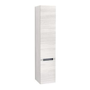 Villeroy und Boch Villeroy & Boch Subway 2.0 Hochschrank A71000E8 35x165x37cm, rechts, Griff silbermatt, white wood