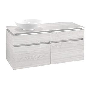 Villeroy und Boch Villeroy & Boch Legato Waschtischunterschrank B580L0E8 120x55x50cm, mit LED-Beleuchtung, White Wood