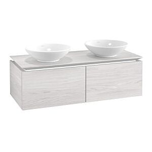 Villeroy und Boch Villeroy & Boch Legato Waschtischunterschrank B583L0E8 120x38x50cm, mit LED-Beleuchtung, White Wood