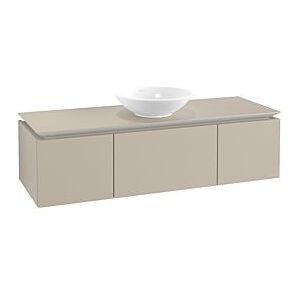 Villeroy und Boch Villeroy & Boch Legato Waschtischunterschrank B58500VK 140x38x50cm, Soft Grey