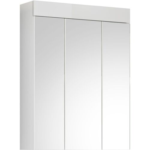 Welltime Spiegelschrank WELLTIME „Triest“ Schränke Gr. B/H/T: 60 cm x 79 cm x 18 cm, 3 St., weiß (spiegelglas, nb) Bad-Spiegelschränke Breite 60 cm