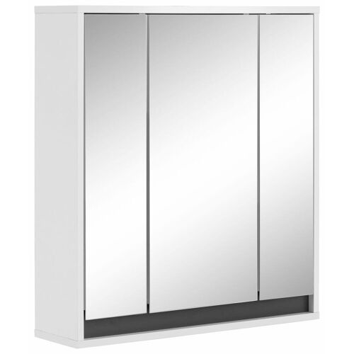 Welltime Spiegelschrank WELLTIME „Siena“ Schränke Gr. B/H/T: 67 cm x 18 cm x 73 cm, weiß Bad-Spiegelschränke mit Wechselblende