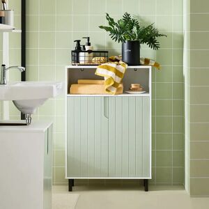 SoBuy Moderne Badeværelsesskab I Trendy Grøn Farve - Giv Dit Badeværelse Et Nyt Look!