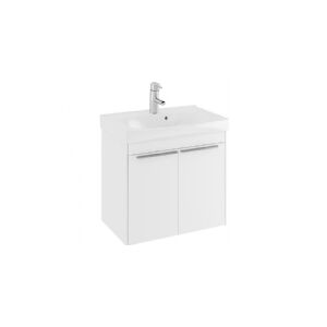 GEBERIT Ifö Sense møbelpak. 60cm,Spira - Compact hvid, H:59cmB:60cm D:36cm, Spira håndvask & 2 låger
