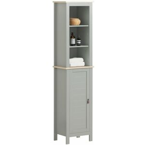 Armario para Ropa Sucia Mueble Multifuncional para Baño con 1 Cesto y 1  Cajón Gris 40 x 38 x 90 BZR73-DG SoBuy ES