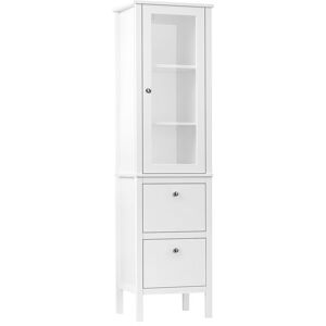 kleankin Armario Alto de Baño Mueble Columna Estrecho Moderno con 1 Puerta  Estante Ajustable y 3 Compartimentos Abiertos 39x30x168 cm Gris :  : Hogar y cocina