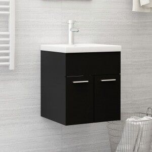 HOMCOM Armario de Baño con Espejo con 2 Puertas y Balda Ajustable Mueble  Colgante de Estilo Moderno 48x14,5x45 cm Blanco