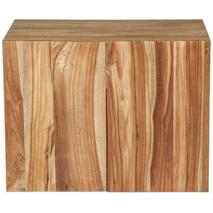 Bois Dessus Bois Dessous Mueble de baño de madera teca maciza de 80 cm