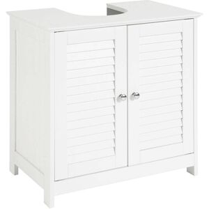 SoBuy Mueble para debajo del lavabo mdf blanco