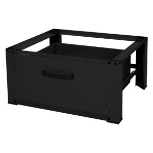 ML-Design Soporte de elevación para lavadora o secadora con cajón negro