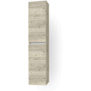 AQA DESIGN Columna de baño en melamina roble beige