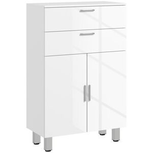 Kleankin Mueble auxiliar baño color blanco 60 x 30 x 93 cm