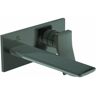 Mezclador de lavabo de pared check, saliente 180 mm, gris magnético con roseta cuadrada, kit 2 Ideal standard