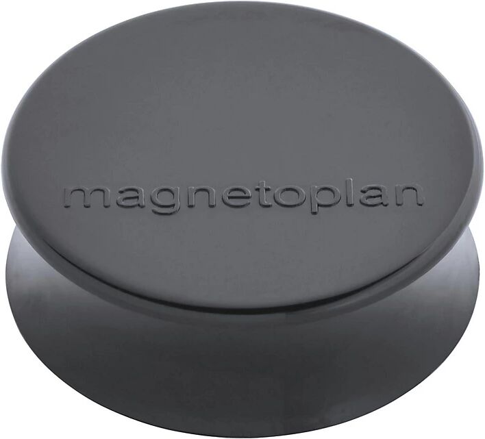 magnetoplan Imán Ergo, Ø 34 mm, UE 50 unid., gris roca