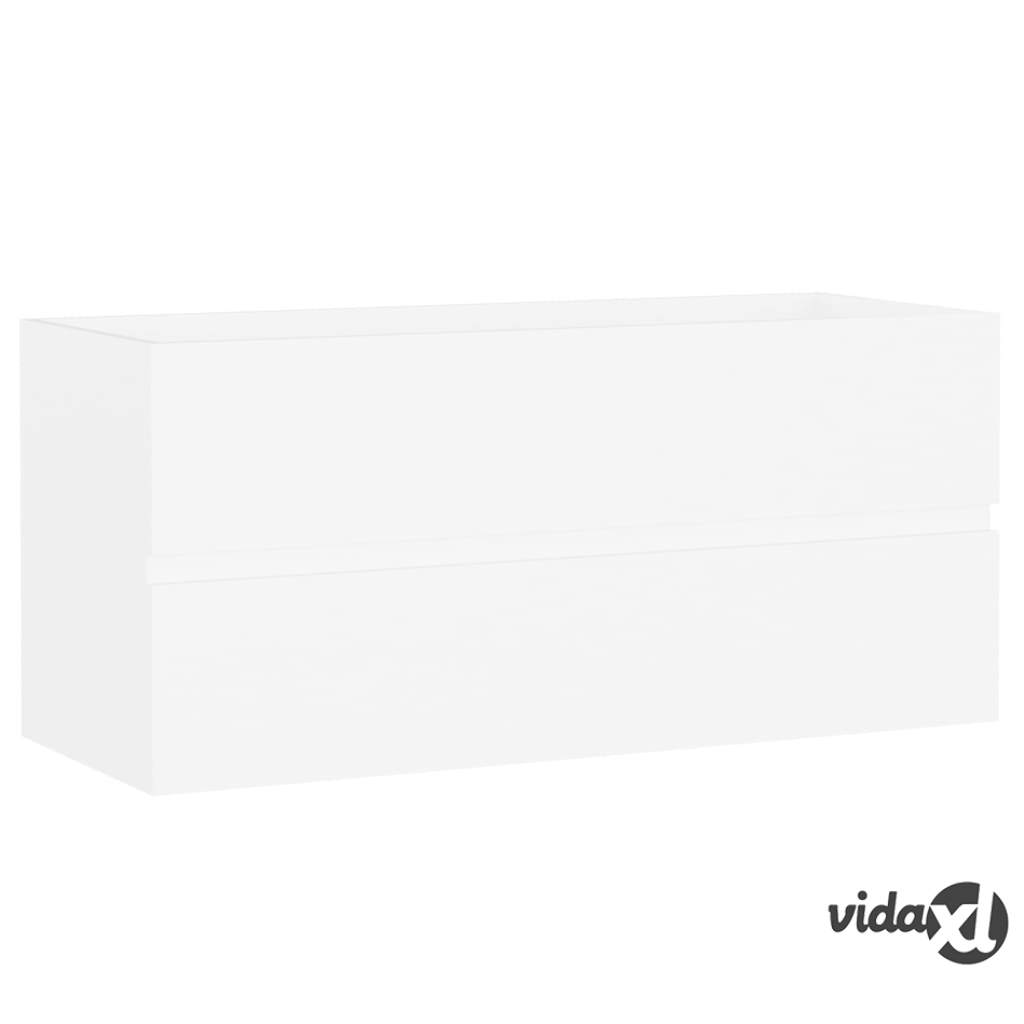 vidaXL Allaskaappi valkoinen 100x38,5x45 cm lastulevy