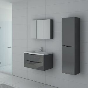 Distribain Meuble de salle de bain TREVISE 800 Gris Taupe