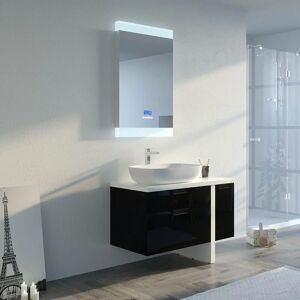 Distribain Meuble de salle de bain SCARLINO 1000 Noir