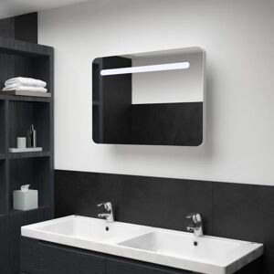 VIDAXL Armoire de salle de bain à miroir led 80x9,5x55 cm - Publicité