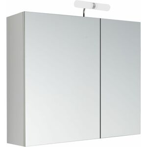 Armoire de salle de bain kle'o murale avec miroir 60 x 60 x 18 cm - Blanc - Allibert - Publicité