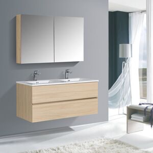 Bernstein - Ensemble pour salle de bain edge 1200 - dans différentes couleurs - armoire de toilette et colonne en option Sans miroir, Sans meuble - Publicité