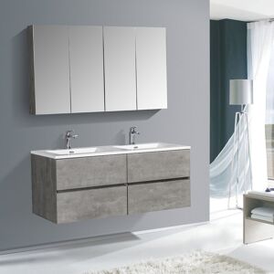 Bernstein - Ensemble pour salle de bain edge 1300 - dans différentes couleurs - armoire de toilette et colonne en option Sans miroir, Sans meuble - Publicité