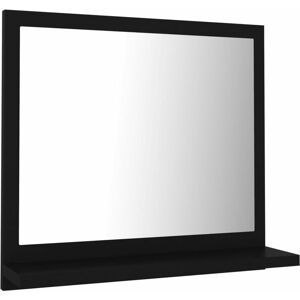Vidaxl - Miroir de salle de bain Noir 40x10,5x37 cm Aggloméré Noir - Publicité