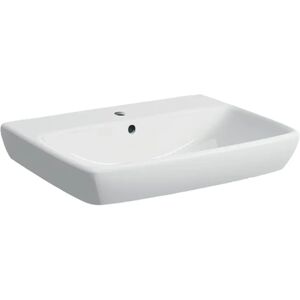 Lavabo blanc suspendu 65 Geberit Selnova Square 65 cm